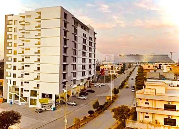 Atrium High Suite 2Bed Family Apartment Near Giga Mall 이슬라마바드 외부 사진